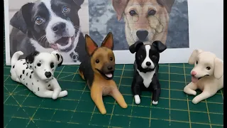 Pets de biscuit: pintura e modelagem