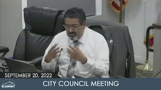 City Council Meeting | September 20, 2022