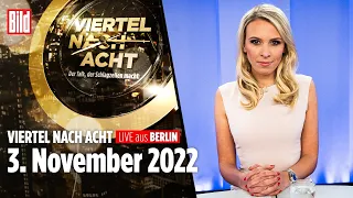 🔴 Viertel nach Acht – 3. November 2022 | u.a. mit Nena Brockhaus und Marcel Reif