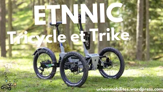 Etnnic, tricycles adultes pour tous #tricycles #tricycleselectriques #urbanmobility #mobiliteurbaine