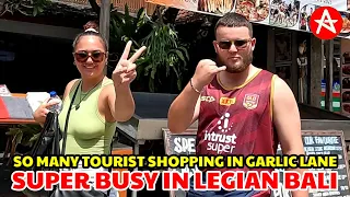 SUPER BUSY IN GARLIC LANE BALI || Shopping in Garlic Lane Legian Bali
