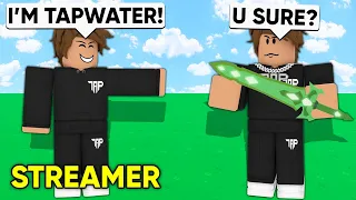 I Found A STREAMER Pretending to Be Me, So I Stream Sniped Him.. (Roblox Bedwars)