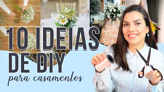 Economize com essas 10 ideias de DIY para CASAMENTO