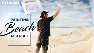 MURAL PAINTING | sky ceiling & beach