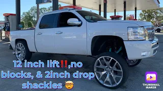 2011 Chevy Silverado Gets Loud Exhaust | True Duals No Cats & 6inch tips| Crazy Loud!!|Lifted Trucks