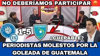 PERIODISTAS SALVADOREÑOS ENOJADOS POR PERDER CON GUATEMALA POR GOLEADA 5-1 Y CULPAN A DIOGO GAMA