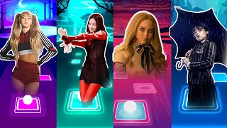 LISA MONEY DDU-DU DDU-DU BLACKPINK vs JISOO FLOWER vs MEGAN (M3GAN) vs WEDNESDAY BLOODY MARY