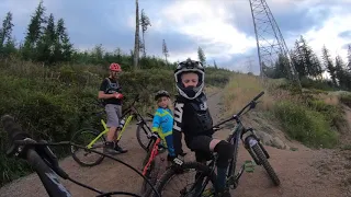 Super groms first trip to Raging River MTB trails