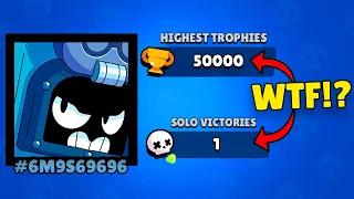 50k Trophies BUT 1 Solo Win?!| Brawl Stars Funny Moments & Glitches & Fails #537