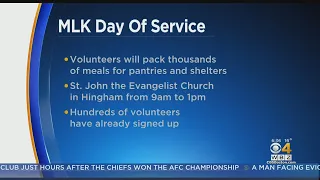 Volunteers Honoring Martin Luther King Jr. With Day Of Service