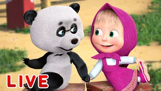 🔴NA ŻYWO 🤗 Mali pomagierzy 🐕‍🦺 Masza i Niedźwiedź 🤪 Masha and the Bear LIVE