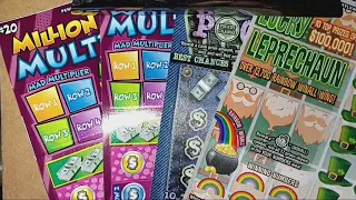 MAD LEPRECHAUN POCKETS Pennsylvania Lottery scratch offs 🍀 Scratchcards ♦️♠️