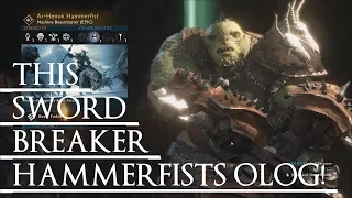 Shadow of War: Middle Earth™ Unique Orc Encounter & Quotes #60 HAMMERFIST OLOG BROKE MY SWORD!