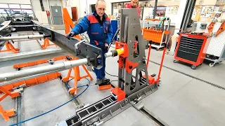 Truck frame repairing techniques training in Le Mans | Truck frame pulling | Celette