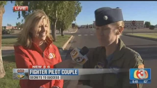 Fighter pilot couple reveals the secrets of a successful marriage