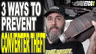 3 Ways To Prevent Catalytic Converter Theft