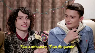 Millie, Finn & Noah | Perguntas e Respostas 'Stranger Things' Legendado [PTBR]