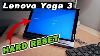 Hard reset Lenovo Yoga Tab 3 | Erase everything | Tutorial 😃