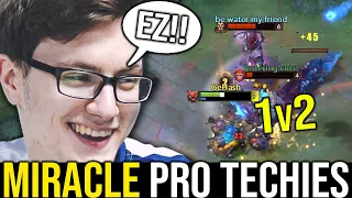 How MIRACLE Toying Pub Ranked with Techies 7.31 - This hero is so easy for MGOD!