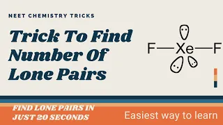Trick To Find Number Of Lone Pairs