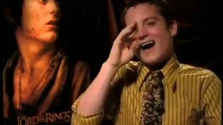 Dominic's question makes Elijah Wood laugh