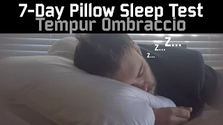 Tempur Ombraccio Pillow 7 Day Trial and Review for Better Sleep as a Stomach Sleeper