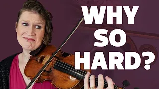 Why the Violin is so Hard to Play (might surprise you)