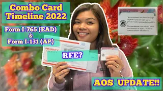 COMBO CARD TIMELINE 2022 | EMPLOYMENT AUTHORIZATION &  ADVANCE PAROLE