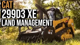 Cat 299D3 XE Land Management CTL built for heavy brush cutting, mulching and mowing