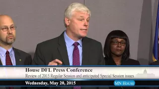 House DFL Press Conference  5/20/15
