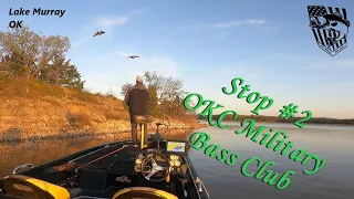 Post Cold Front Struggles on Lake Murray - Stop #2 of the OKC Military Bass Club