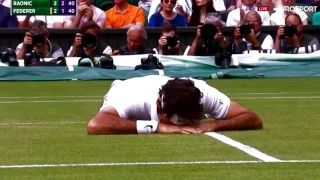 Roger Federer Top 10 Rare Falls (HD)