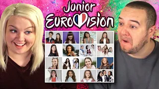 ALL 2023 JUNIOR EUROVISION ENTRIES | First Time Watching REACTION