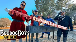 Amazing GIANT HANWOO BEEF SHORLOG! | Boodog Boys