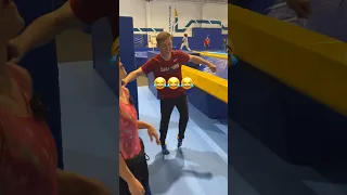 Male vs. Female toe point challenge! 🤕😂 #gymnast #olympics #calisthenics #gymnastics #fail #fails