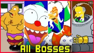 The Simpsons Arcade Game - All Bosses