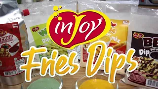 How to prepare inJoy Dips (Chili Cheese Dip, BBQ Dip, Wasabi Dip) | Dips for Fries, Nachoes, Tacos