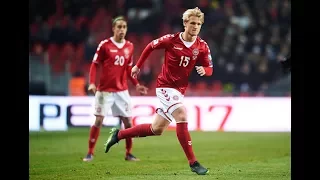 Kasper Dolberg First Goal of Denmark