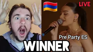 Brunette - Future Lover | LIVE | PrePartyES 2023 - REACTION 😱 Armenia 🇦🇲 | Eurovision 2023