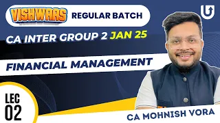 CA Inter Financial Management | Lec 02 | Regular Batch | Jan 25 | CA Mohnish Vora