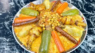 RECETTE DU COUSCOUS ROYAL 👑 Recette facile expliquée pas à pas👩🏻‍🍳 Deli Cuisine