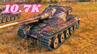 AMX 50 B  10.7K Damage 10 Kills  World of Tanks Gameplay (4K)