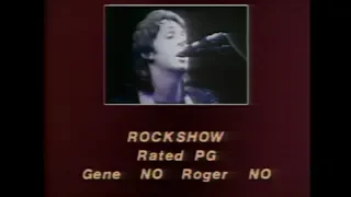 Rockshow (1981) movie review - Sneak Previews with Roger Ebert and Gene Siskel