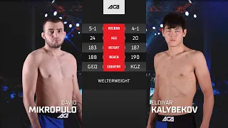 Давид Микропуло vs. Элдияр Калыбеков | David Mikropulo vs. Eldiyar Kalybekov | ACA YE 43