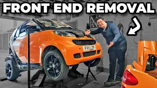 Smart ForTwo 451 Front End Removal & Motorhome Towing Braking System Removed