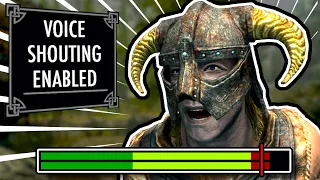 Skyrim But I Use My VOICE To Shout