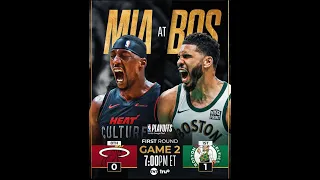 LIVE! NBA 2K24 NBA Playoffs Round 1 2024 04/24/24 Miami Heat #8 @ Boston Celtics #1 Game 2