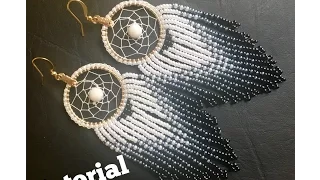 How to make Dream Catcher Earrings (part 1)DIY