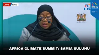 Tanzania President Samia Suluhu's speech at Africa Climate Summit