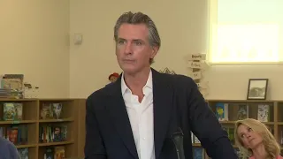 Gov. Newsom answers question about book bans